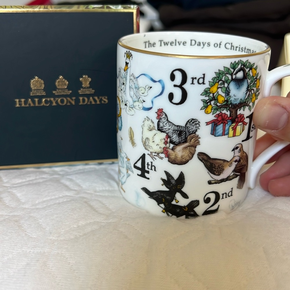 Halcyon Days Bone China Mug